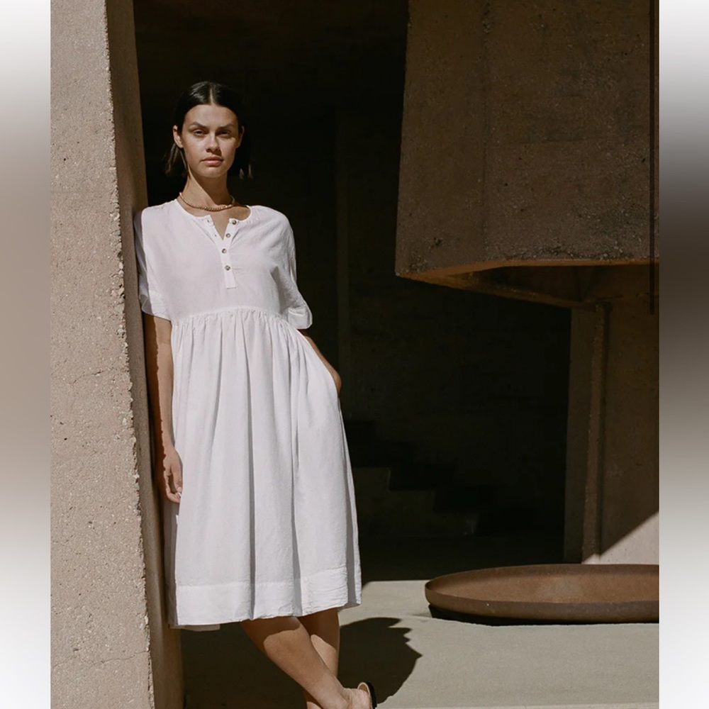 Ciao Lucia White Midi Dress
